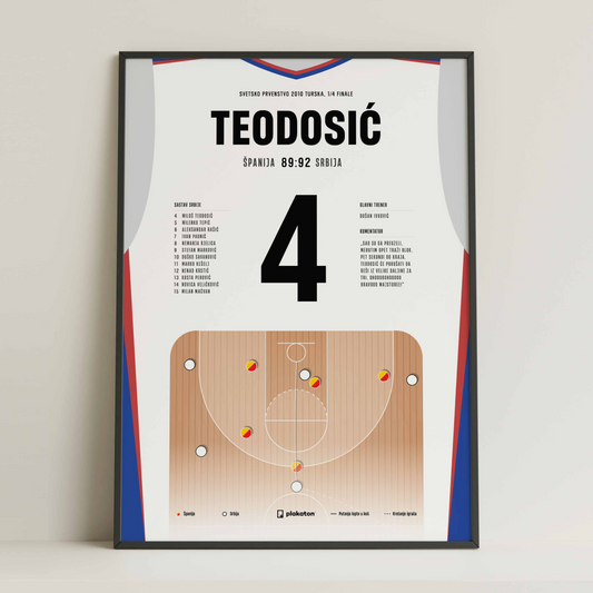 Miloš Teodosić - Trojka za pobedu protiv Španije