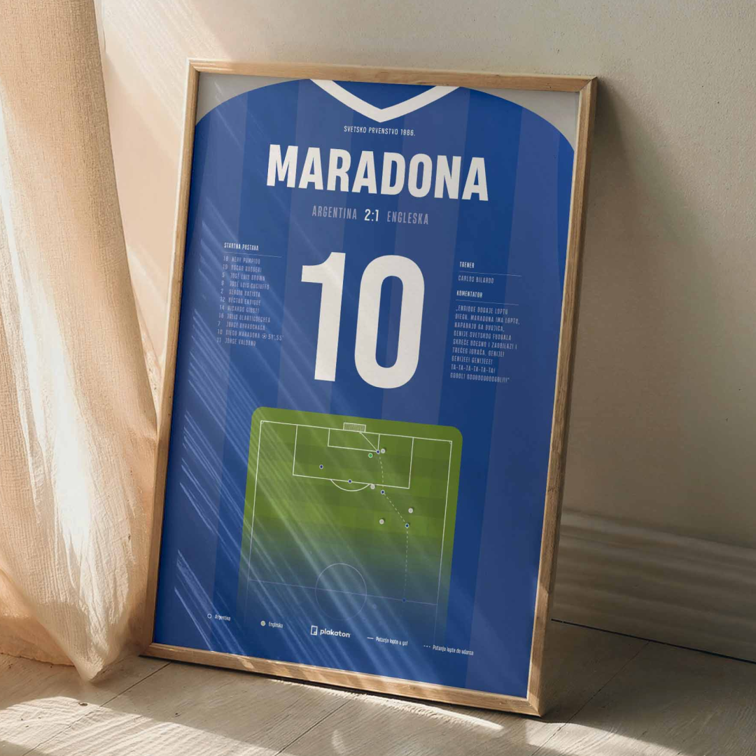 Diego Maradona vs. Engleska - Sportski trenutak