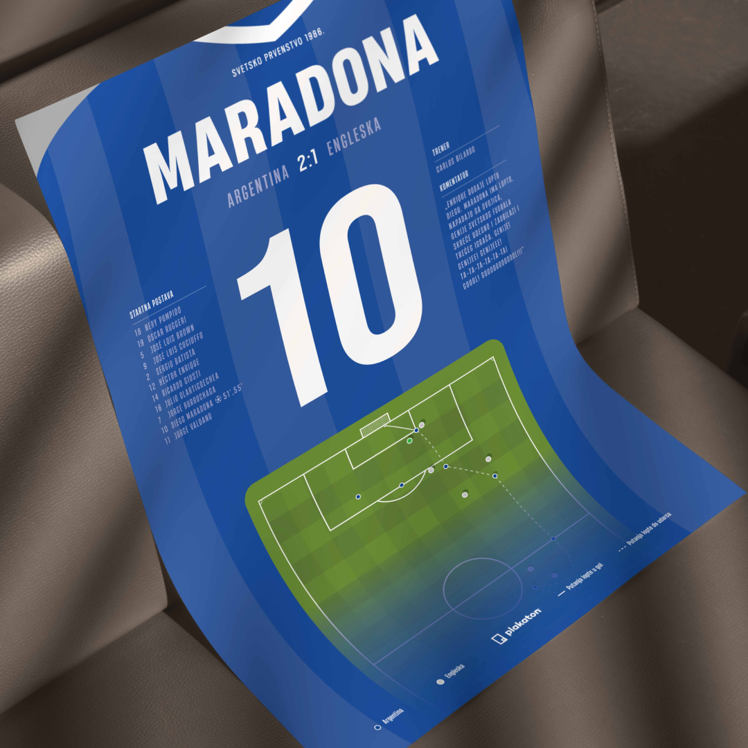 Diego Maradona vs. Engleska - Sportski trenutak