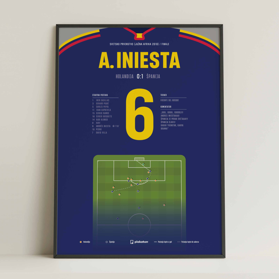 Andres Iniesta vs. Holandija - Sportski trenutak