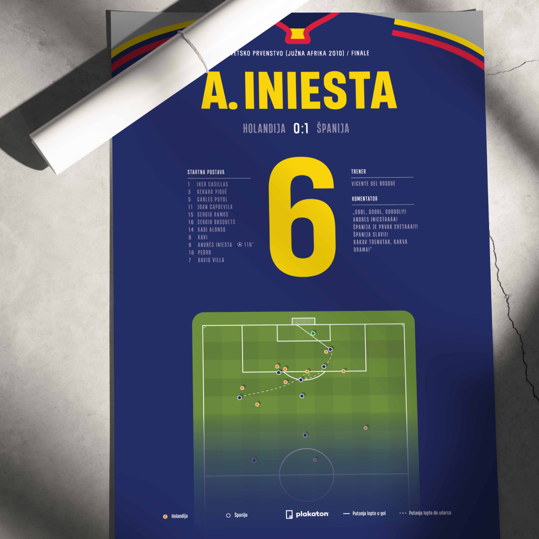 Andres Iniesta vs. Holandija - Sportski trenutak