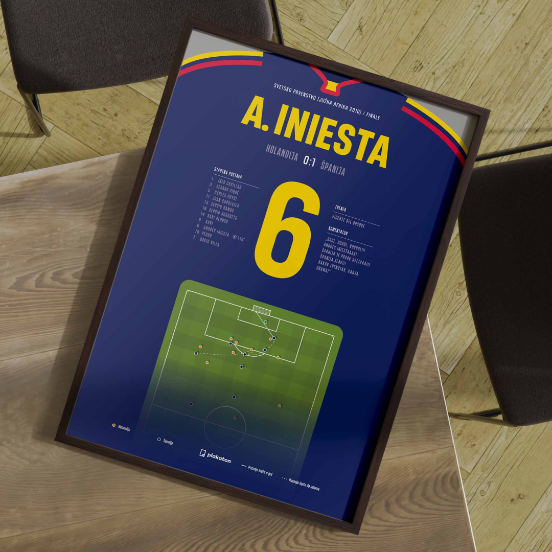 Andres Iniesta vs. Holandija - Sportski trenutak