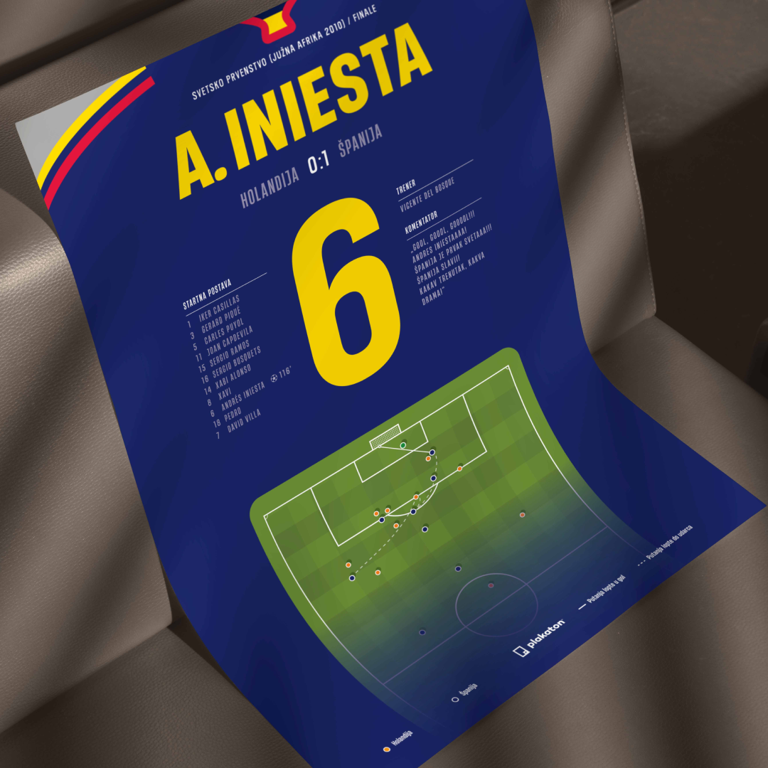 Andres Iniesta vs. Holandija - Sportski trenutak