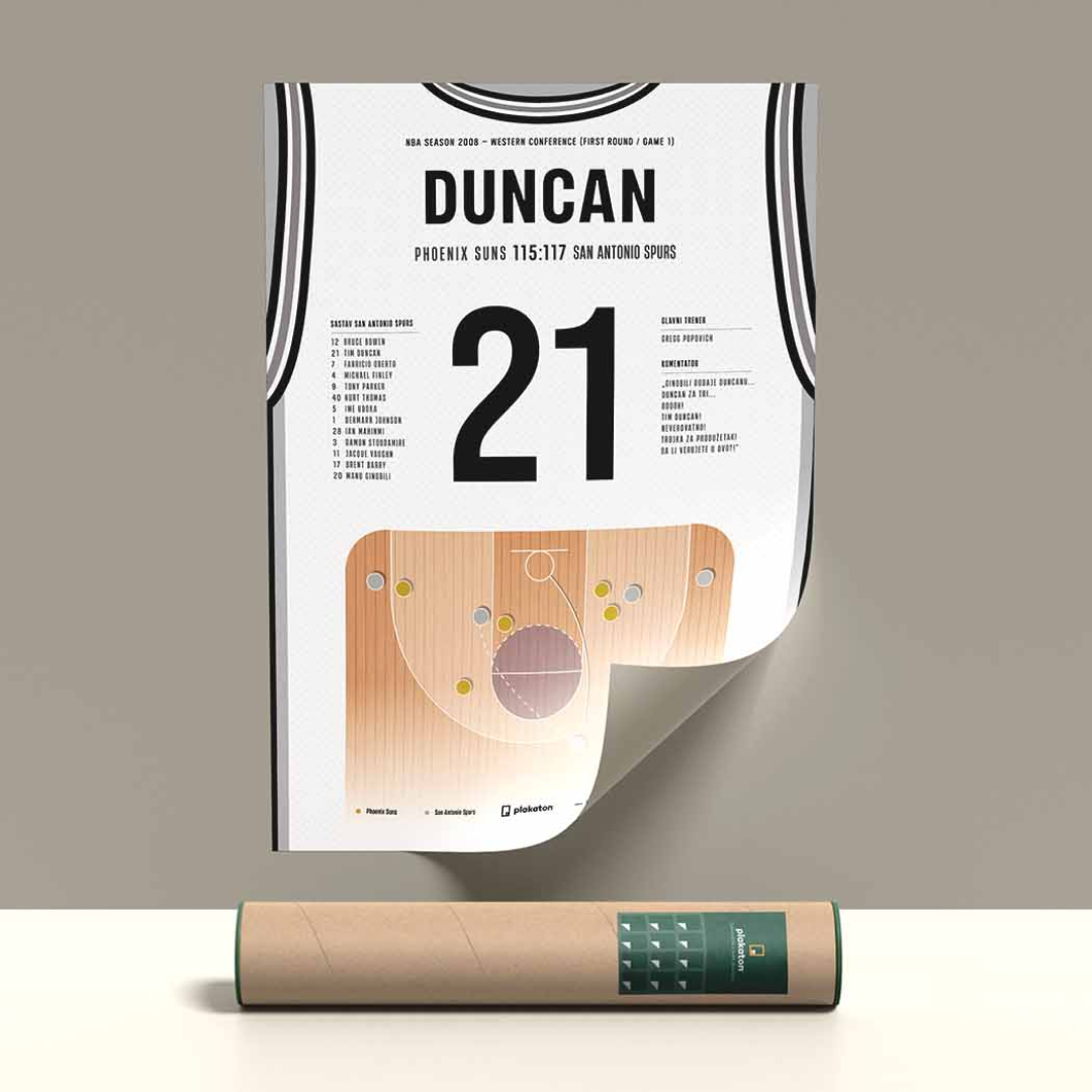 Tim Duncan vs. Phoenix Suns - Sportski trenutak