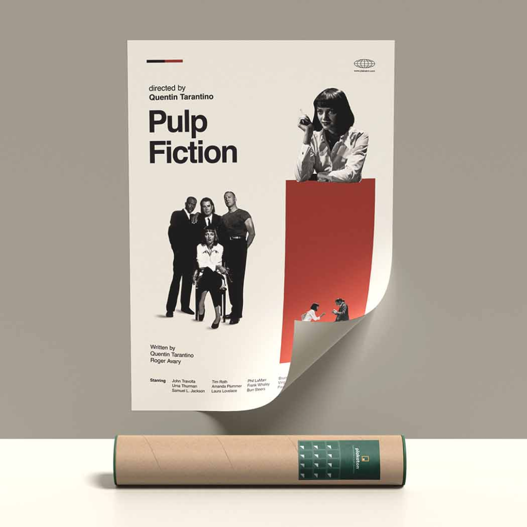 alternativni pulp fiction poster dizajn