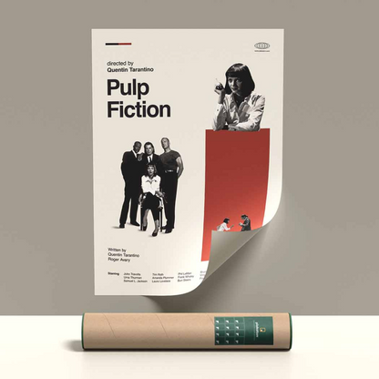 alternativni pulp fiction poster dizajn