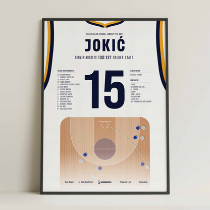 Nikola Jokić vs. Golden State Warriors - Sportski trenutak
