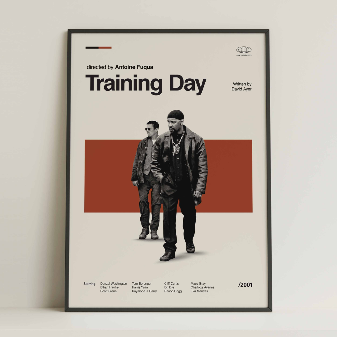 Training Day – Urban i Brutalan Poster za Prave Filmofile – Plakaton