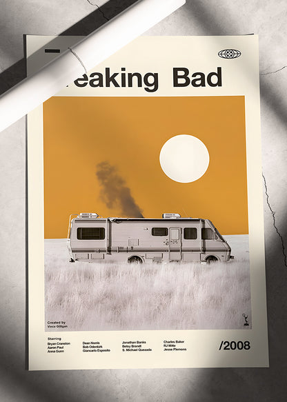 Breaking Bad poster, na zidu.