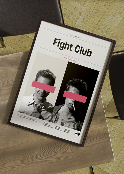 Fight Club - Borilacki klub unikatni filmski posteri.