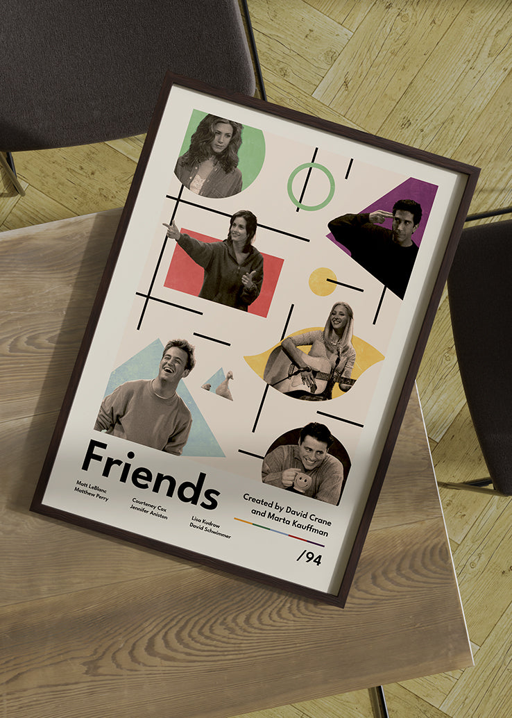 uramljeni poster tv serije Friends