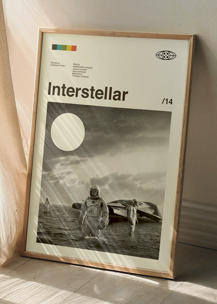 uramljeni poster za film Interstellar