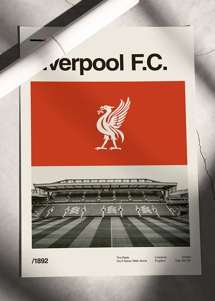 FC Liverpool stadion poster - oživite duh fudbala u svom domu.