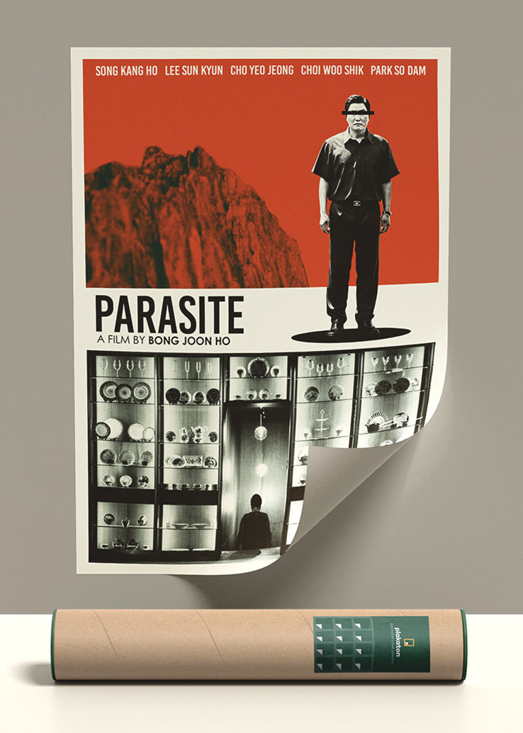 jedinstven poster za zid Parasite