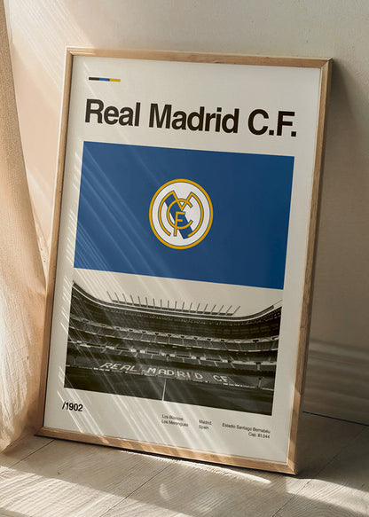 Poster FC Real Madrid - oživite duh fudbalskog kluba.