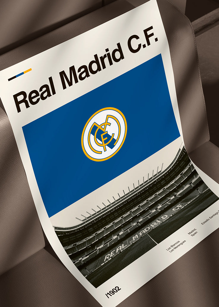 Santiago Bernabeu poster - idealan poklon za navijače Real Madrida.