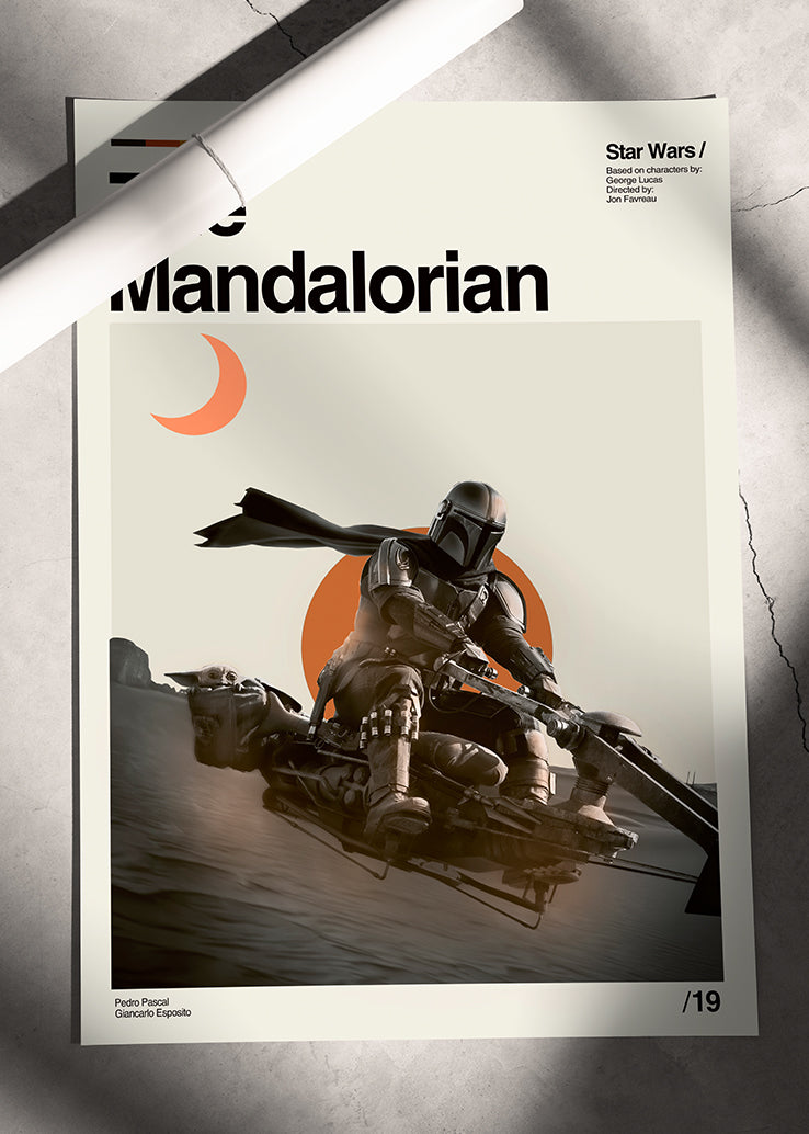 plakaton poster The Mandalorian