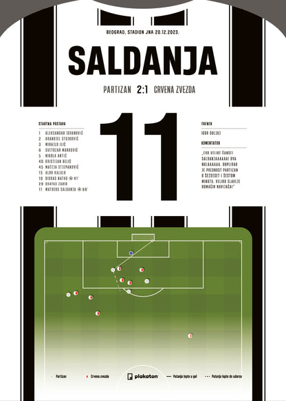 Saldanja za 2:1 i jesenju titulu